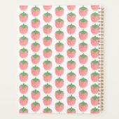 Strawberry Pattern Aangepaste naam Planner (Achterkant)