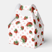 Strawberry Pattern Bedankdoosjes (Voorkant Zijde)