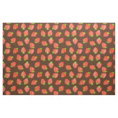 Strawberry Pattern Brown of Custom Color Stof (Fat Quarter)