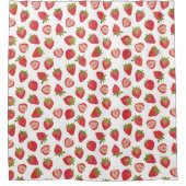 Strawberry Pattern Douchegordijn (Voorkant)