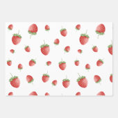 Strawberry Pattern Inpakpapier Vel (Voorkant 2)