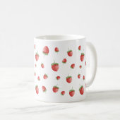 Strawberry Pattern Koffiemok (Voorkant rechts)