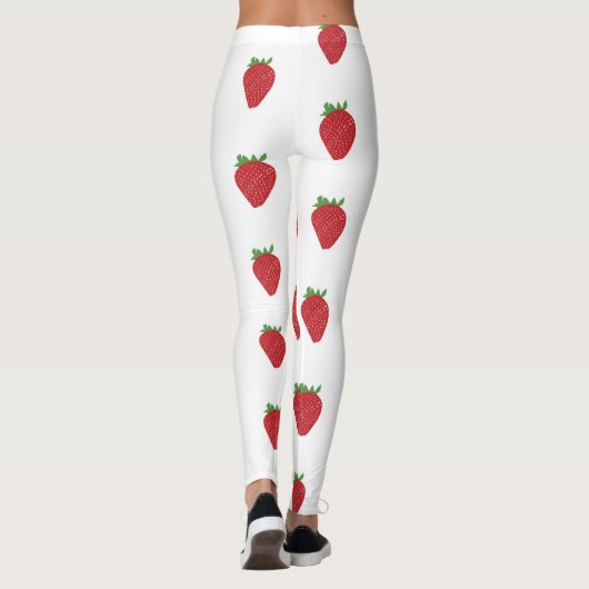 Strawberry Pattern Leggings (Achterkant)