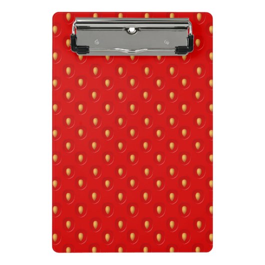 Strawberry Pattern Mini Klembord (Voorkant)