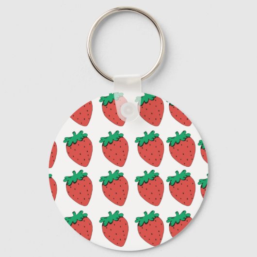 Strawberry Pattern Sleutelhanger (Voorkant)