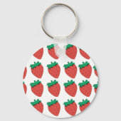 Strawberry Pattern Sleutelhanger (Achterkant)