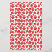 Strawberry Pattern Soap Packaging | Lijnpapier (Voorkant)