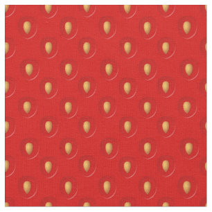 Strawberry Pattern Stof