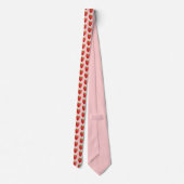 Strawberry Pattern Stropdas (Achterkant)