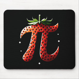 Strawberry Pi Dag Grappige Wiskunde Leraar Student Muismat