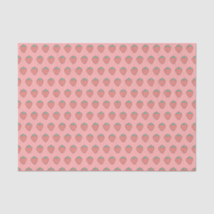 Strawberry Piccon Pattern-document Tissuepapier