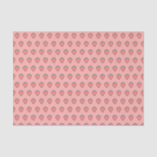 Strawberry Piccon Pattern-document Tissuepapier (Voorkant)