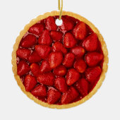 Strawberry Pie Keramisch Ornament (Voorkant)