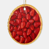 Strawberry Pie Keramisch Ornament (Links)