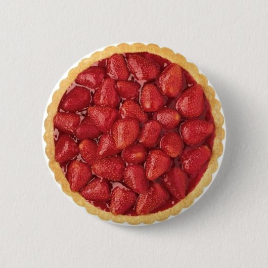 Strawberry Pie Ronde Button 5,7 Cm (Voorkant)