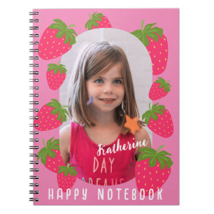 Strawberry Pink foto Notitieboek