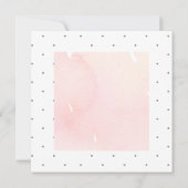 Strawberry polka dot Dank u Bedankkaart (Achterkant)