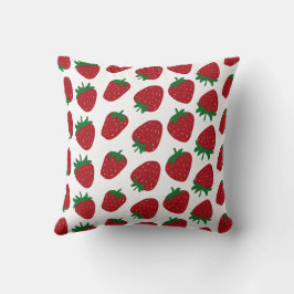 Strawberry Print Kussen