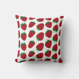 Strawberry Print Kussen