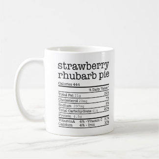 Strawberry Rhubarb Pie Nutrition Fact Thanksgiving Koffiemok