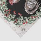 Strawberry Rooster One Tissuepapier (Detail)