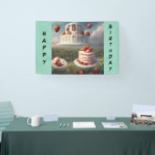 Strawberry shortcake Happy Birthday Banner (Beurs)