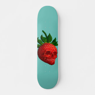 Strawberry Skull Skateboard