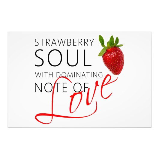 Strawberry Soul Foto Afdruk (Voorkant)