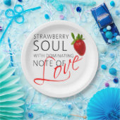Strawberry Soul Papieren Bordje (Feest)