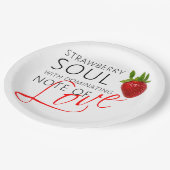 Strawberry Soul Papieren Bordje (Gekanteld)