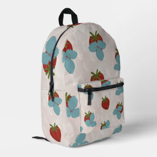 Strawberry Sprinkle Backpack  Bedrukte Rugzak