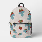 Strawberry Sprinkle Backpack Bedrukte Rugzak (Voorkant)