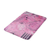 Strawberry Sundae Abstract Art Badmat (Gekanteld)