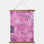 Strawberry Sundae Abstract Art Hangend Wandkleed (Voorkant)