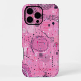 Strawberry Sundae Abstract Art  iPhone 16 Pro Max Hoesje