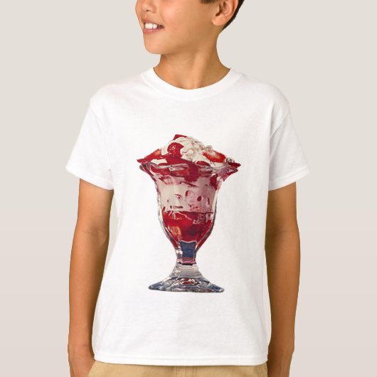 Strawberry Sundae T-shirt (Voorkant)