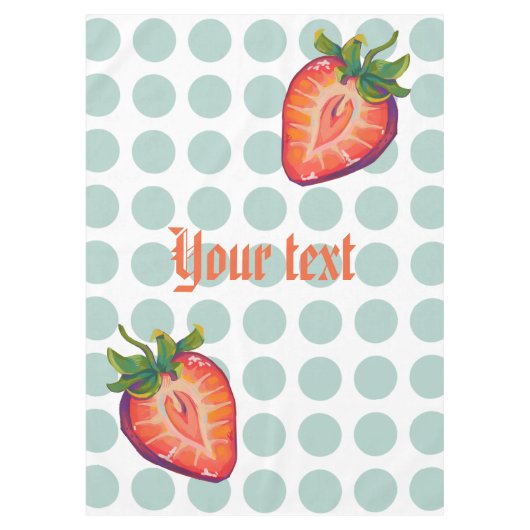 Strawberry tafelkleed (Voorkant)