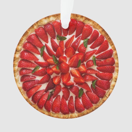 Strawberry Tart Ornament (voorkant)