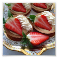 Strawberry Tart Photo Print