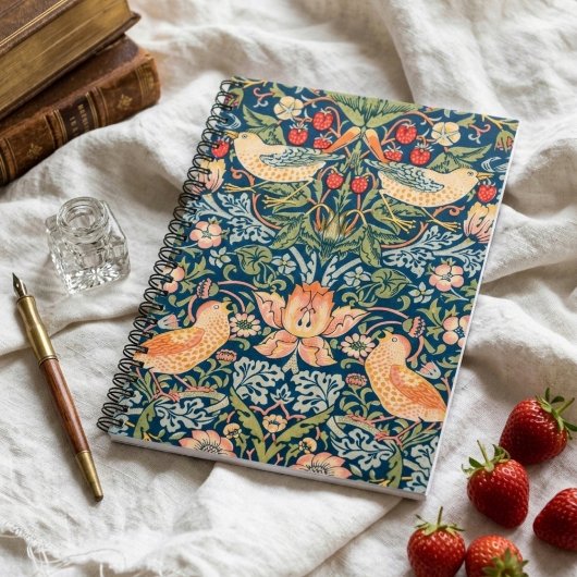 Strawberry Thief Artiste William Morris Carnet