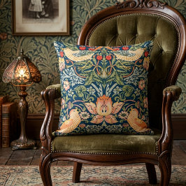 Strawberry Thief Artistic William Morris Pillow Kussen