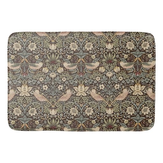 Strawberry Thief beroemd gemaakt door William Morr Badmat (Voorkant)