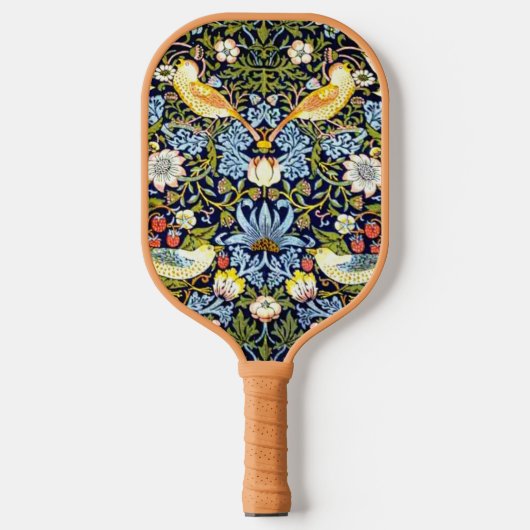 Strawberry Thief, beroemd patroon, Pickleball Paddle (Voorkant)