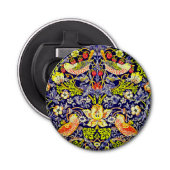 Strawberry Thief Birds William Morris Button Flesopener (Voorkant)