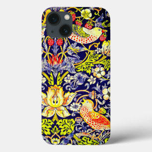 Strawberry Thief Birds William Morris iPhone 13 Hoesje
