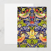 Strawberry Thief Birds William Morris Kaart (Voorkant / Achterkant)