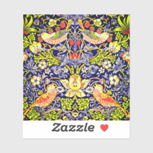 Strawberry Thief Birds William Morris Sticker
