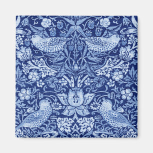 Strawberry Thief Blue Monotone, William Morris Magneet