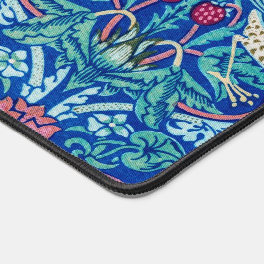 Strawberry Thief Blue, William Morris Bureaumat (Hoek)