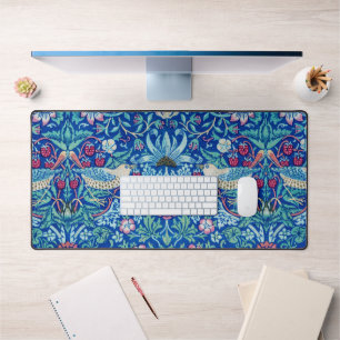 Strawberry Thief Blue, William Morris Bureaumat